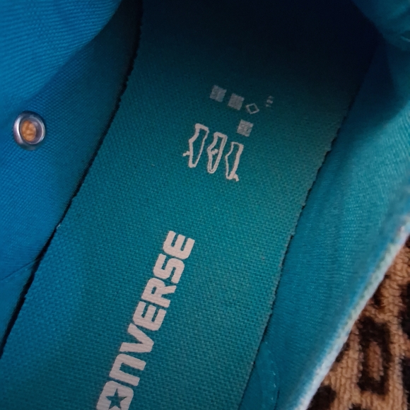 Converse Blue and White Chuck Taylor Sneakers - Picture 3 of 8